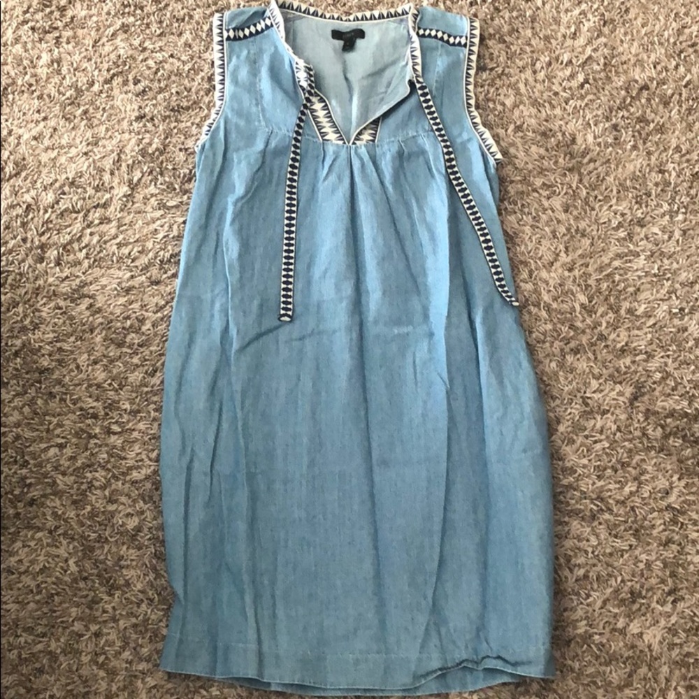 Jcrew jean dress